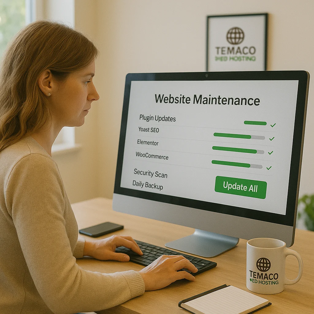 website care Maintenance Service Temaco web design